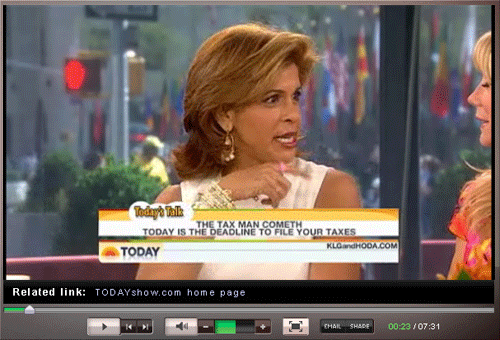 Hoda Kotb wears Lorren Bell on the Today Show